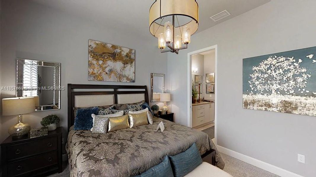 Furnished interior view inside a new home in Westlake Townhomes, Ormond Beach (Image 18).