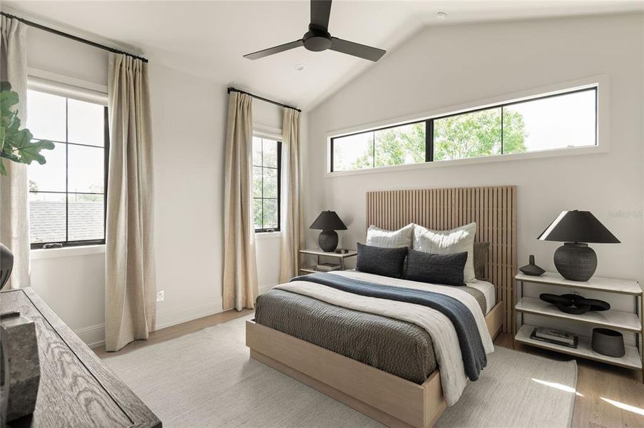 Furnished interior view inside a new home in , Orlando (Image 56).