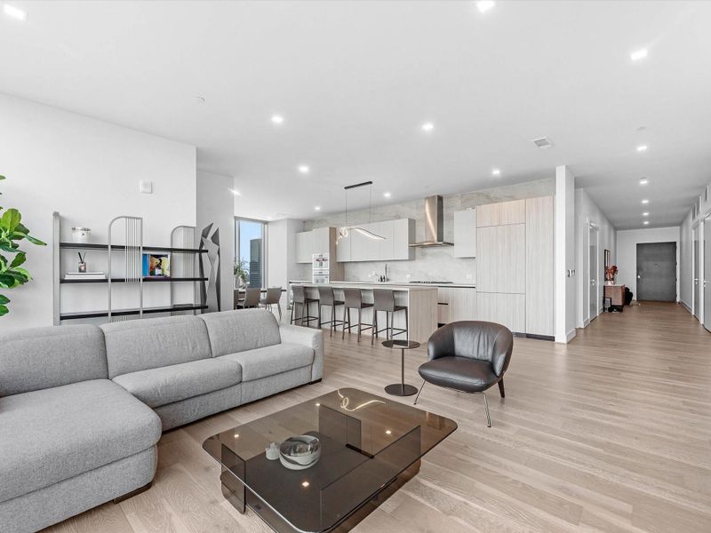 Furnished interior view inside a new home in , Houston (Image 5).