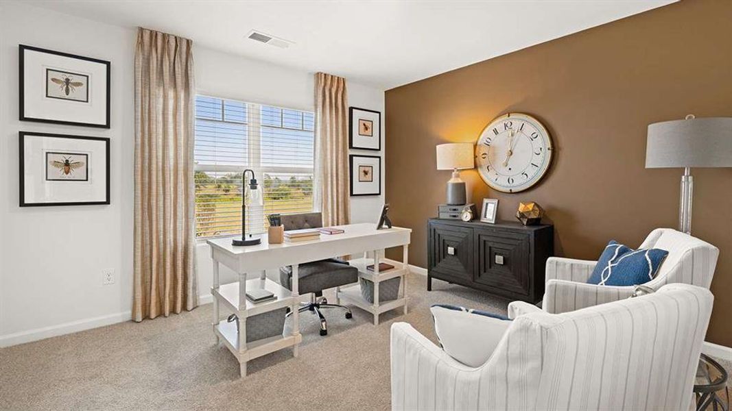 Furnished interior view inside a new home in Jackson Landing, Jefferson (Image 8).