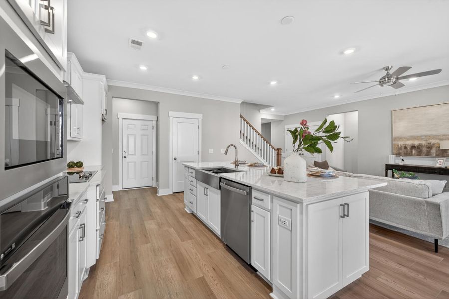 Furnished interior view inside a new home in Academy Park, Beaufort (Image 10).