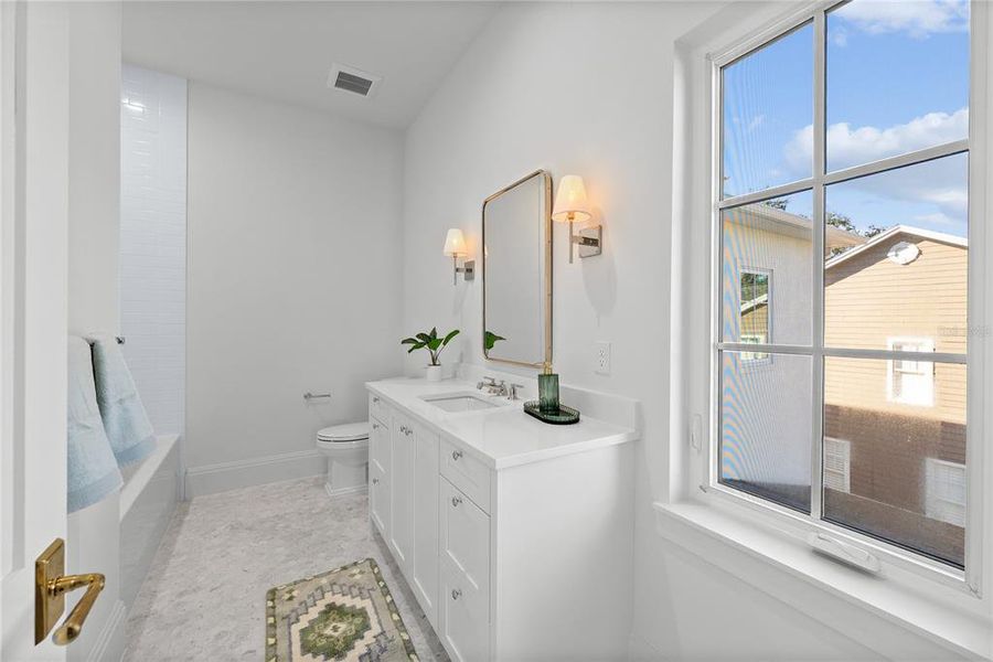 Furnished interior view inside a new home in , Tampa (Image 17).