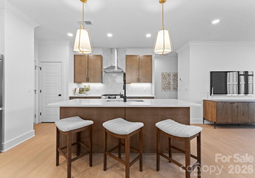 Photo is of model home in community, finishes may vary