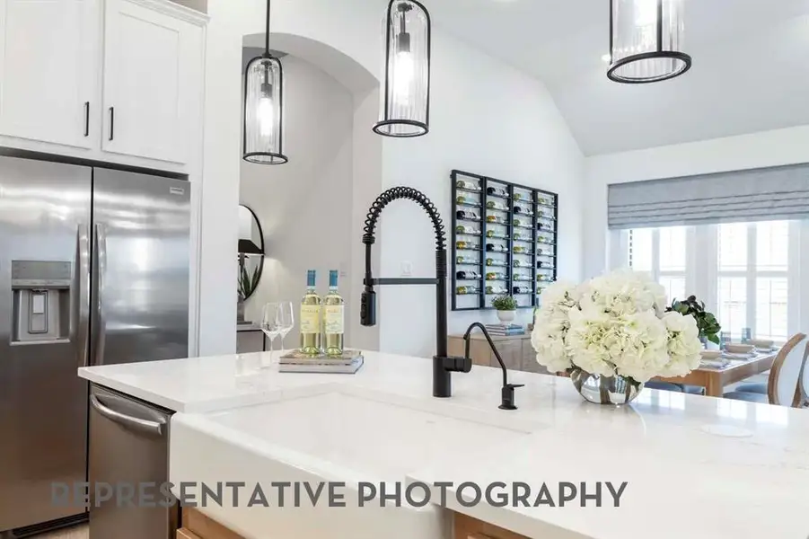 Furnished interior view inside a new home in Meraki, Forney (Image 7).