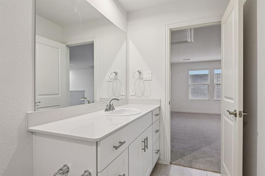 Furnished interior view inside a new home in Lakehaven - Spring Series, Farmersville (Image 14).