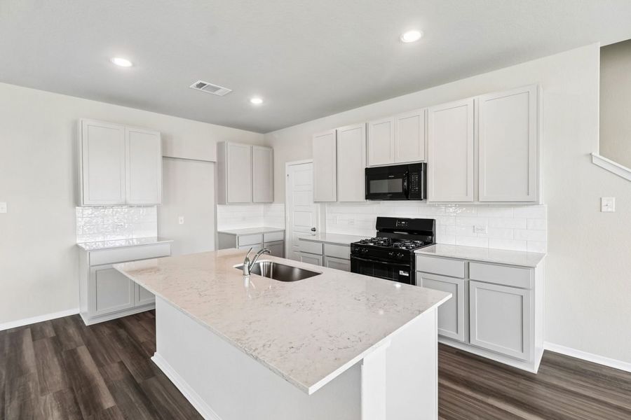 Furnished interior view inside a new home in Hymeadow, San Marcos (Image 5).