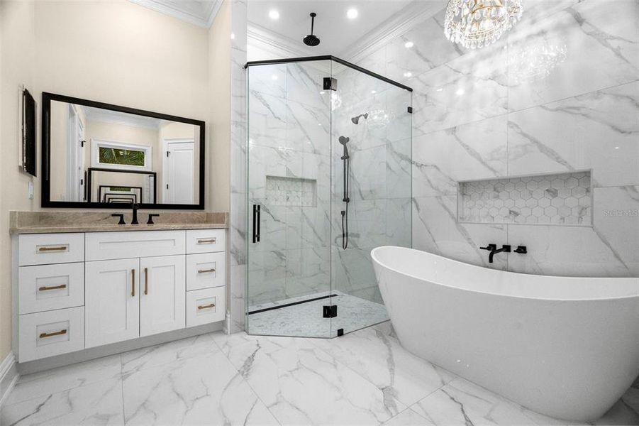 Furnished interior view inside a new home in , Safety Harbor (Image 13).