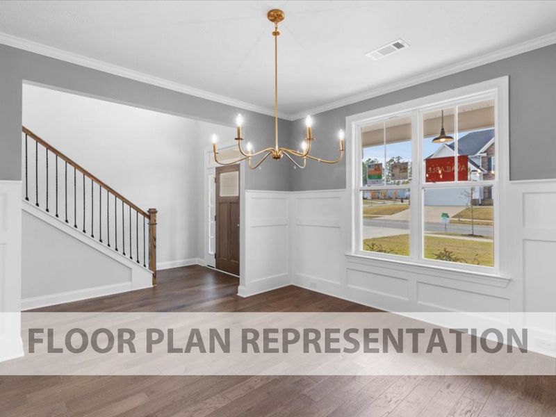 Dublin II Floor Plan Representation | Entry