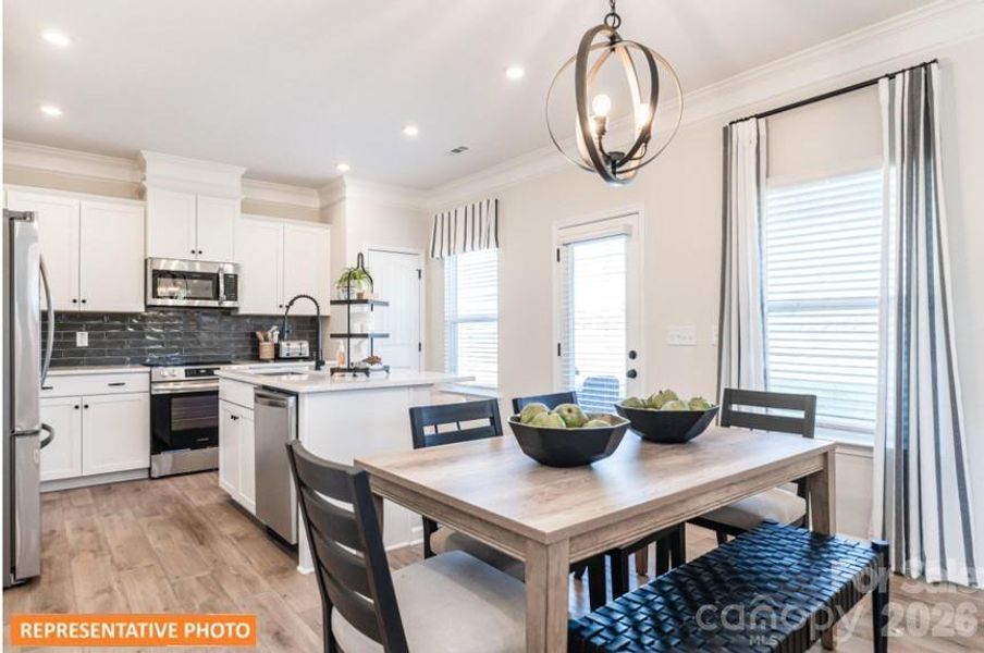 Furnished interior view inside a new home in Catawba Trace, Catawba (Image 11). Furnished interior view inside a new home in Catawba Trace, Catawba (Image 11).