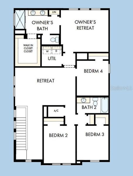 2D floor plan layout of this home in Vistera of Venice – Garden Series, Nokomis, FL (Image 4). 2D floor plan layout of this home in Vistera of Venice – Garden Series, Nokomis, FL (Image 4).