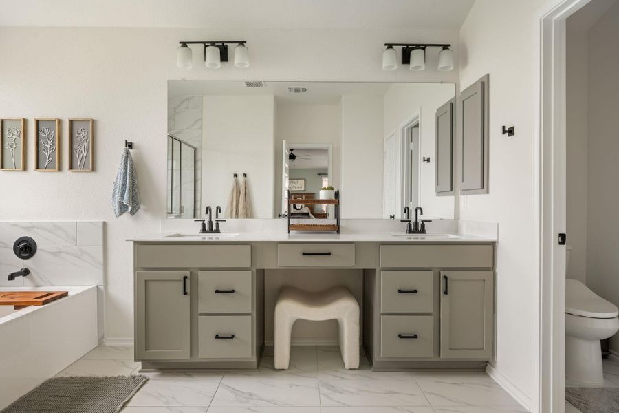 Furnished interior view inside a new home in , Round Rock (Image 18).