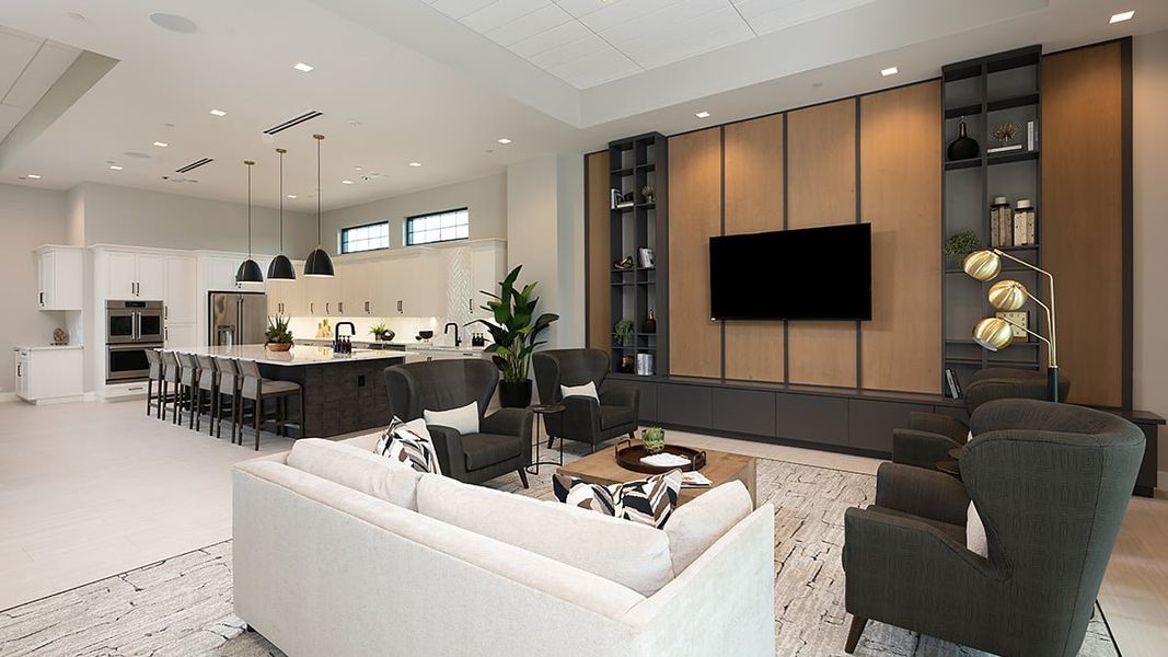 Furnished interior view inside a new home in Center Lake Ranch Community Group Page, St. Cloud (Image 22).