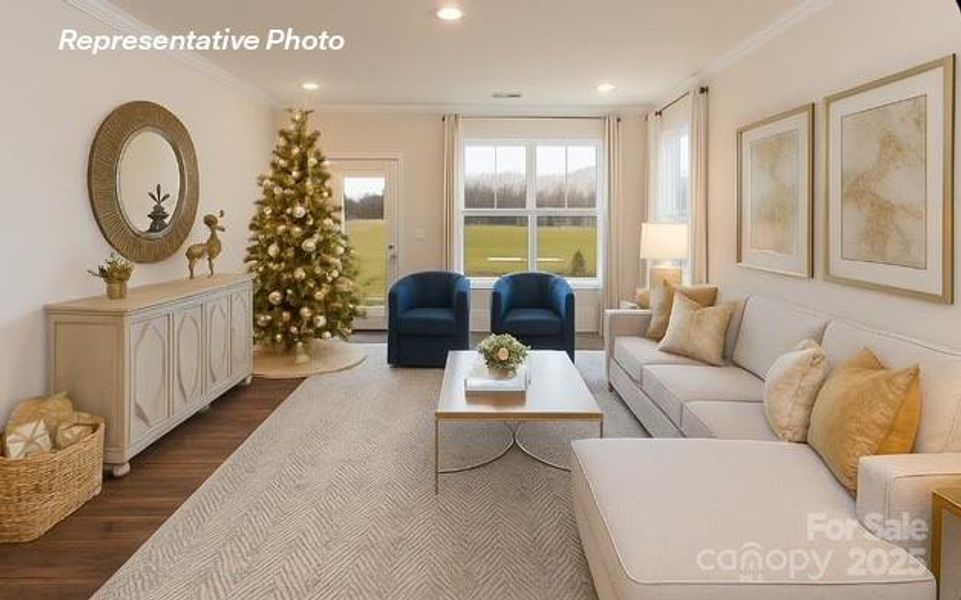 Furnished interior view inside a new home in Blackstone Bay Townhomes, Sherrills Ford (Image 10).