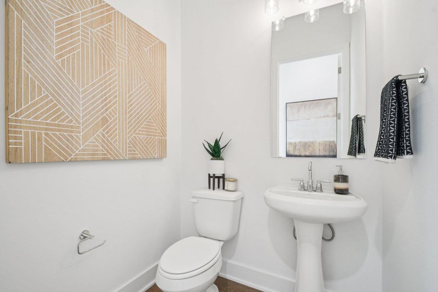 Furnished interior view inside a new home in Novel, Austin (Image 8).
