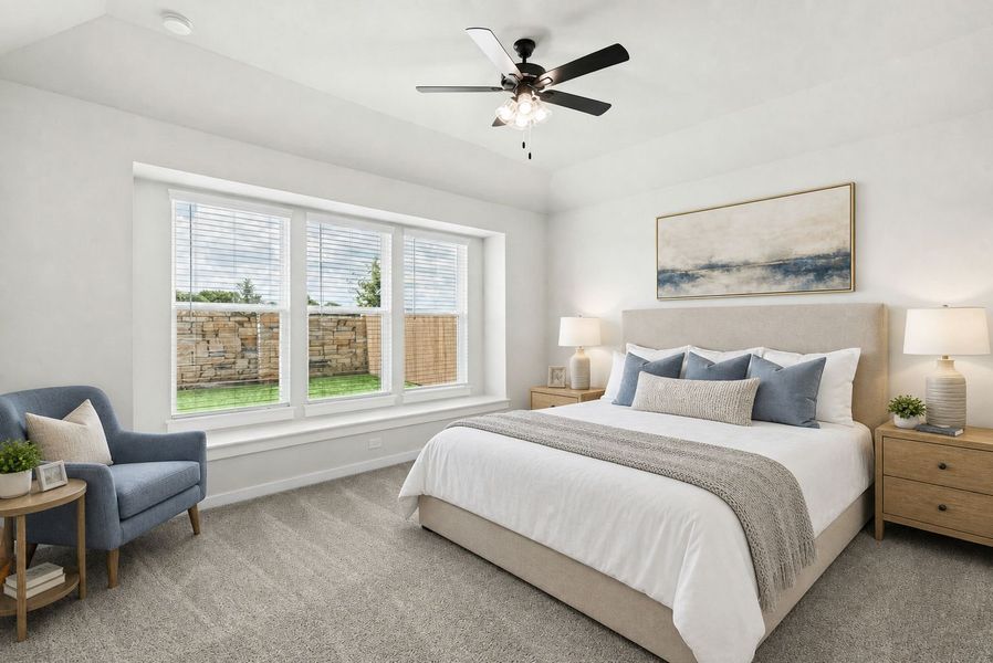 Furnished interior view inside a new home in East View Farms, Georgetown (Image 8).