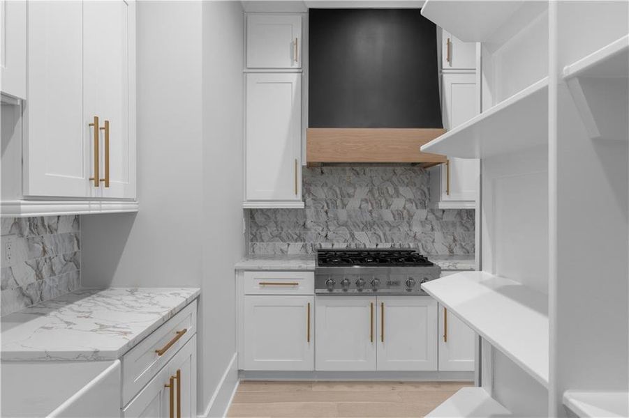 Close-up of interior finishes inside a home in , Suwanee (Image 18).