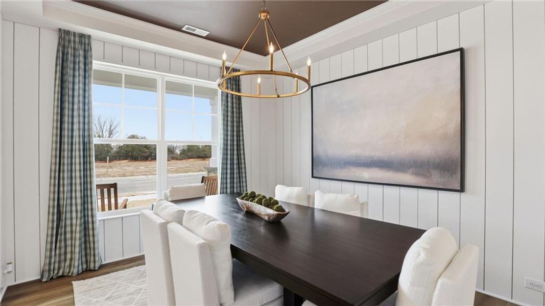 Furnished interior view inside a new home in , Dawsonville (Image 6).