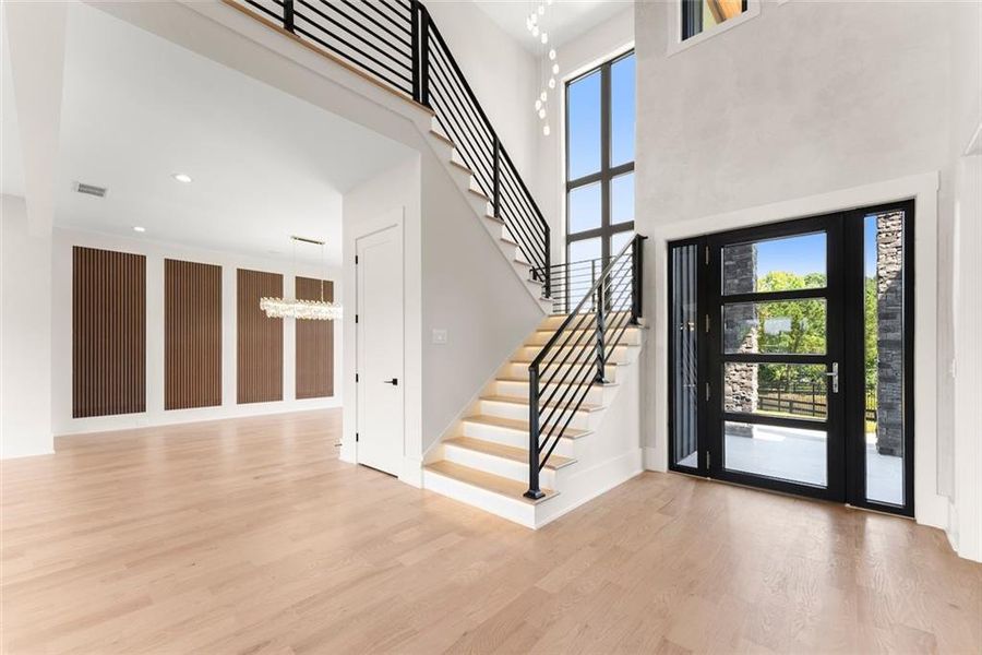 Furnished interior view inside a new home in , Dacula (Image 15).