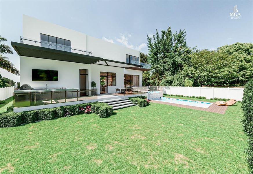 Exterior details and patio area of a home in , Tampa (Image 21). Exterior details and patio area of a home in , Tampa (Image 21).