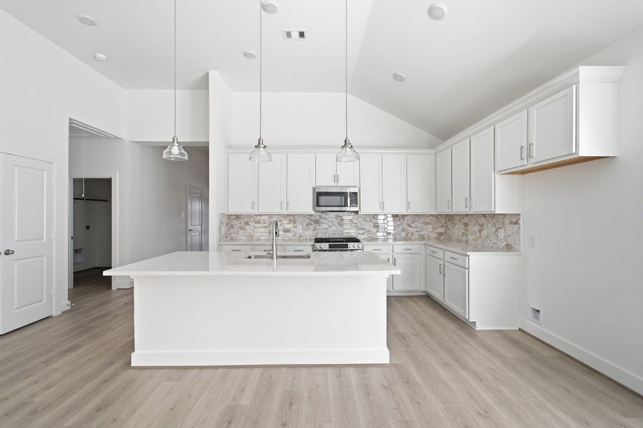 Furnished interior view inside a new home in Sundance Cove, Crosby (Image 10).