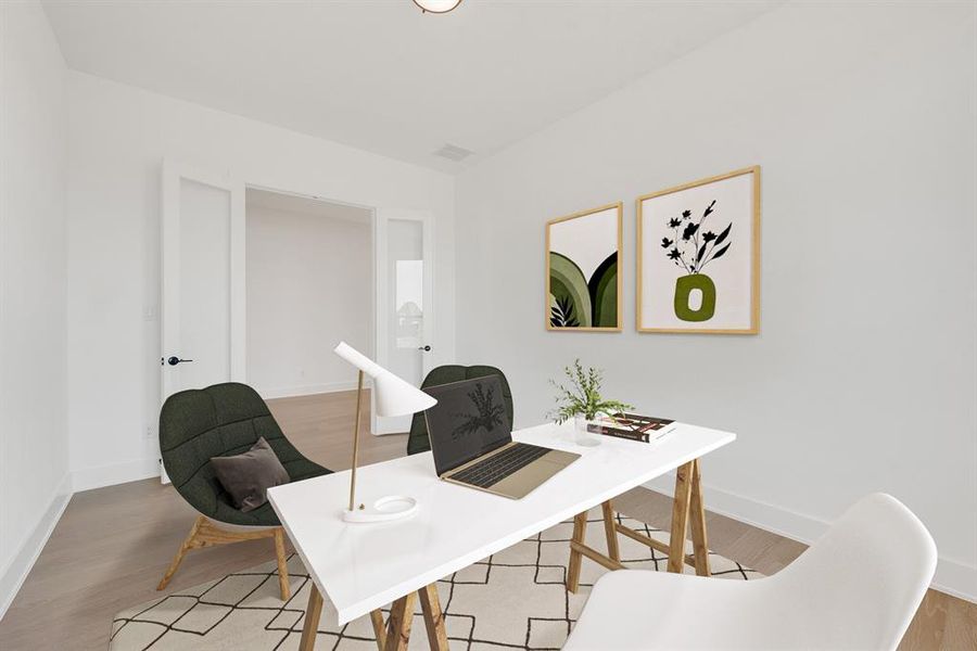 Furnished interior view inside a new home in Quail Hollow, Rockwall (Image 12).