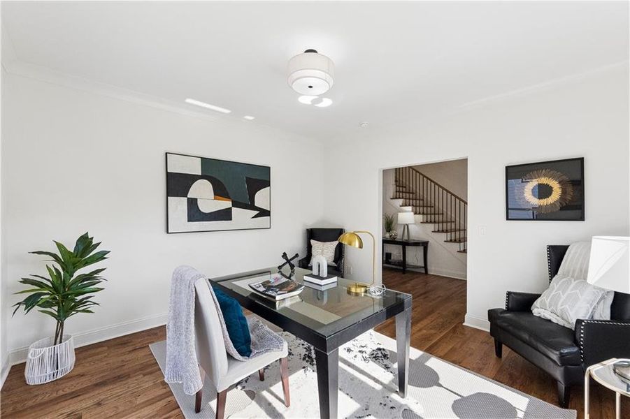 Furnished interior view inside a new home in , Decatur (Image 6).