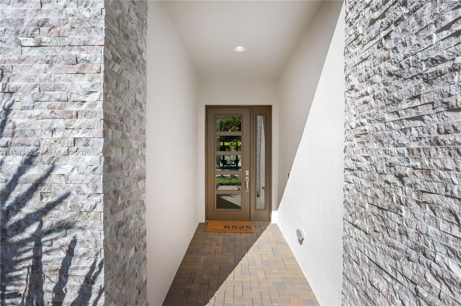 Exterior details and patio area of a home in Lotus Edge, Boca Raton (Image 3).