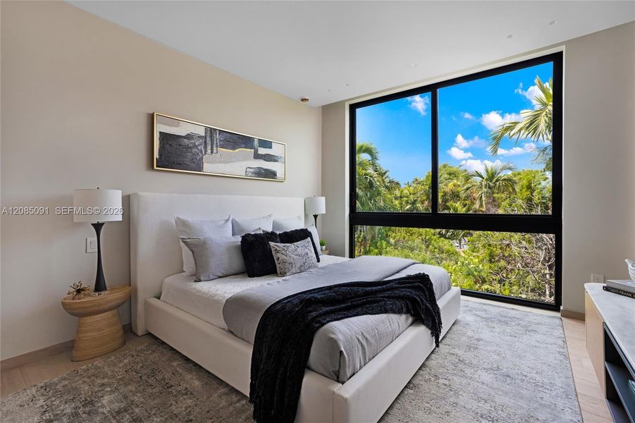 Furnished interior view inside a new home in , Miami Beach (Image 42).
