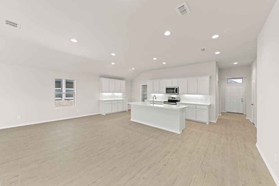 Representative exterior photo of a completed home built from the Lincoln by Impression Homes in Northspur, Terrell, TX (Image 8).