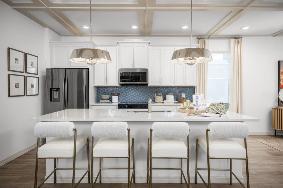 Furnished interior view inside a new home in Trinity Gardens, Deland (Image 4).