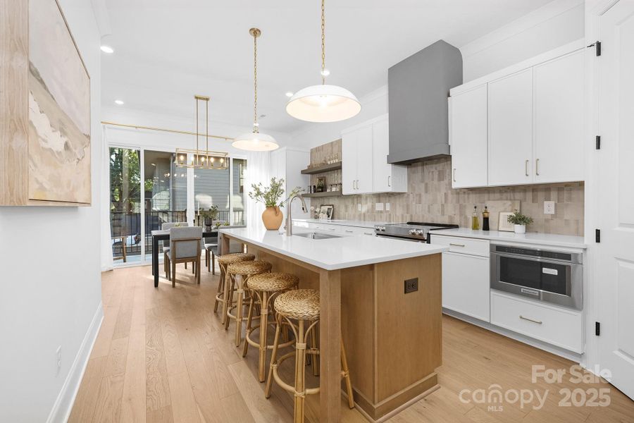 Furnished interior view inside a new home in , Charlotte (Image 16).