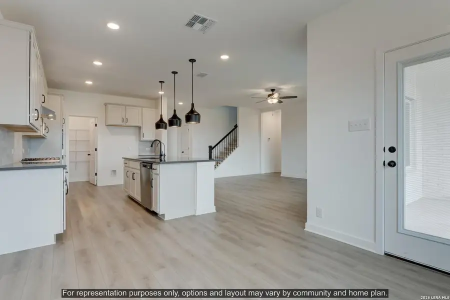 Furnished interior view inside a new home in Cordova Trails, Seguin (Image 5).