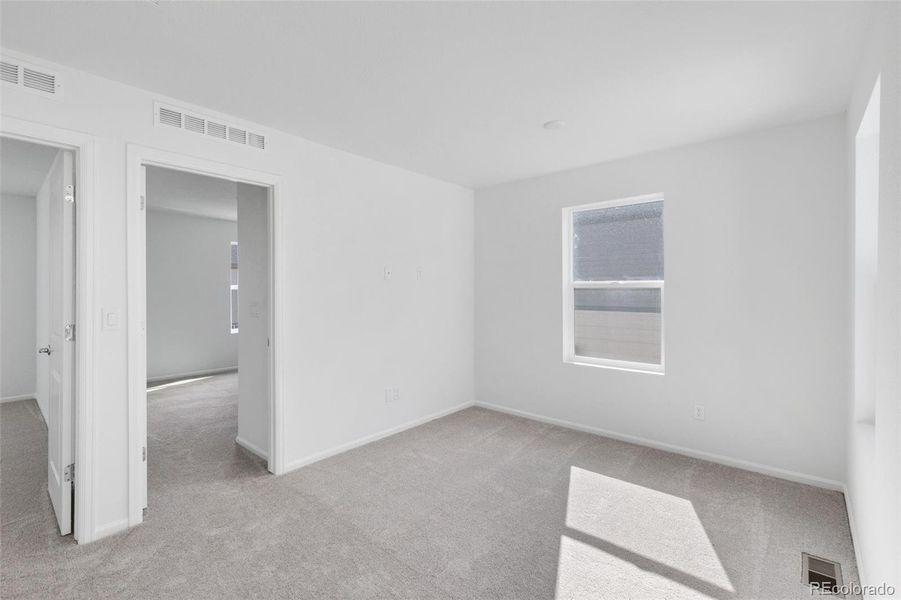 Spacious, unfurnished interior of a new home in The Casitas Collection at Windler, Aurora (Image 15). Spacious, unfurnished interior of a new home in The Casitas Collection at Windler, Aurora (Image 15).