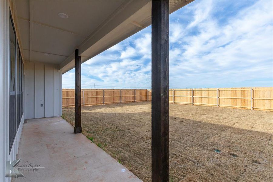 Exterior details and patio area of a home in , Abilene (Image 23).