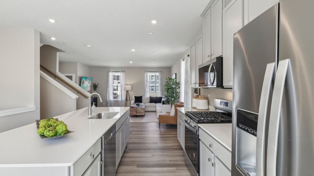 Representative furnished interior of a home built from the Regent - Finished Basement by D.R. Horton in Harrison Valley, Simpsonville (Image 10).