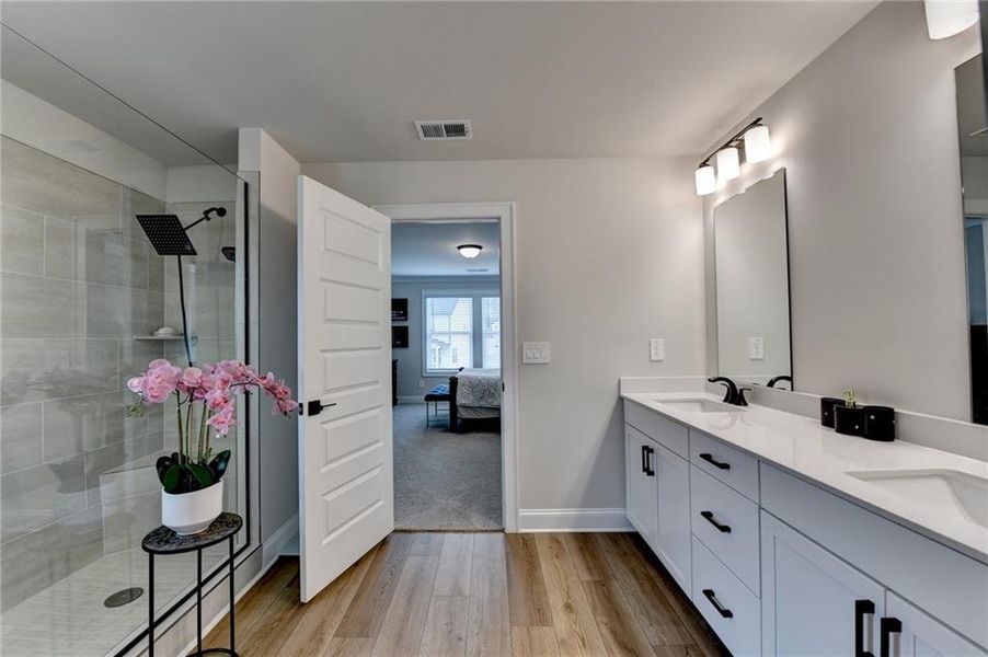 Furnished interior view inside a new home in , Braselton (Image 10). Furnished interior view inside a new home in , Braselton (Image 10).