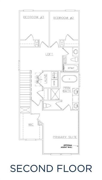 2D floor plan layout of this home in Carolina, Palmetto, GA (Image 3).