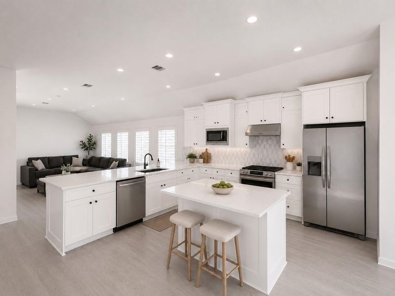 Virtually Staged -Kitchen