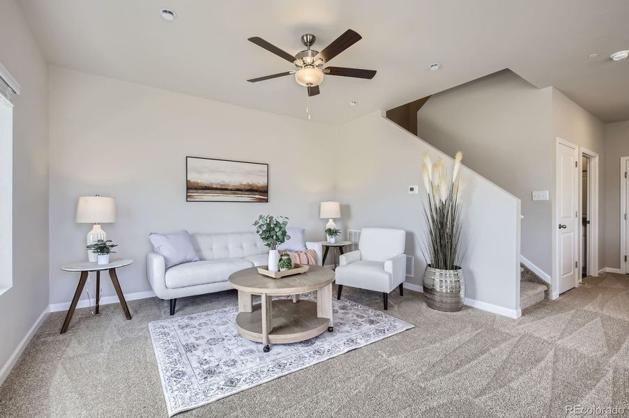 Furnished interior view inside a new home in Johnstown Village, Johnstown (Image 12).