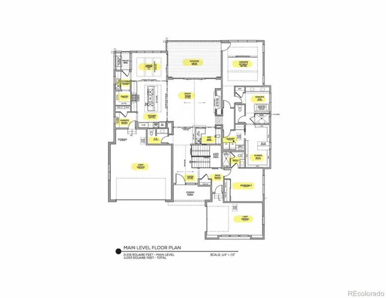 2D floor plan layout of this home in , Parker, CO (Image 3).