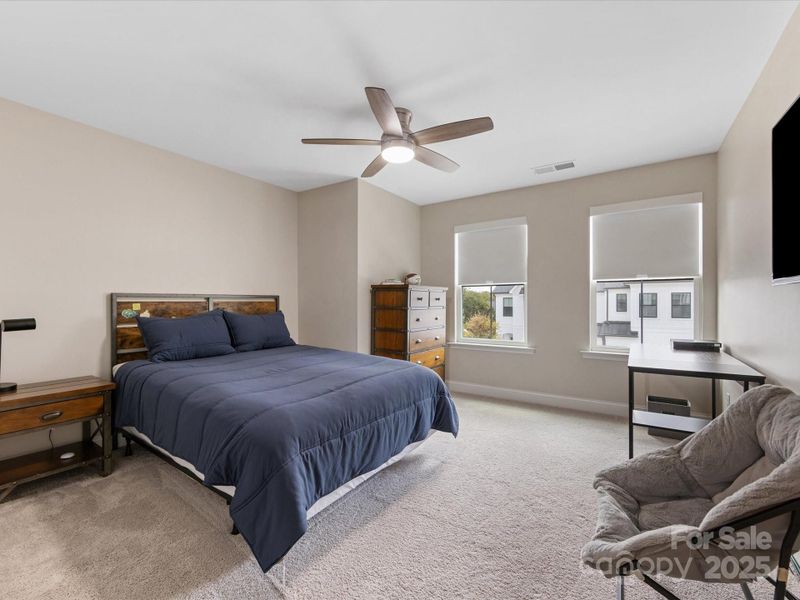 Furnished interior view inside a new home in Towns at Rea Colony, Charlotte (Image 26).