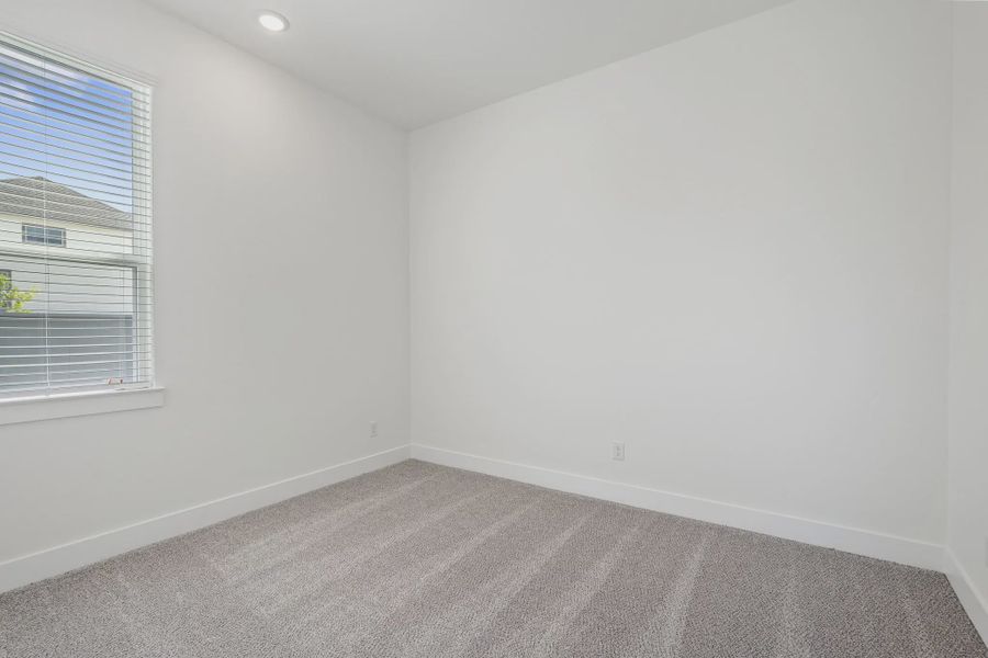 Representative unfurnished interior of a home built from the Malibu by Chesmar Homes in Fulshear Lakes, Fulshear (Image 16).