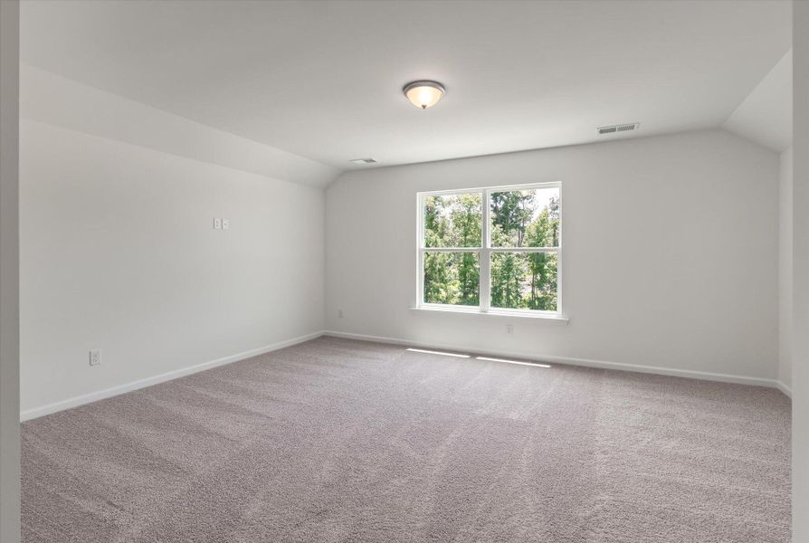 Spacious, unfurnished interior of a new home in Parker's Preserve, Ridgeville (Image 55).