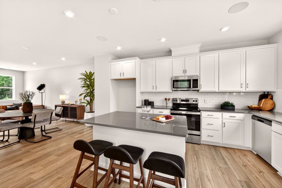 Furnished interior view inside a new home in Context at Oakhurst, Charlotte (Image 9).