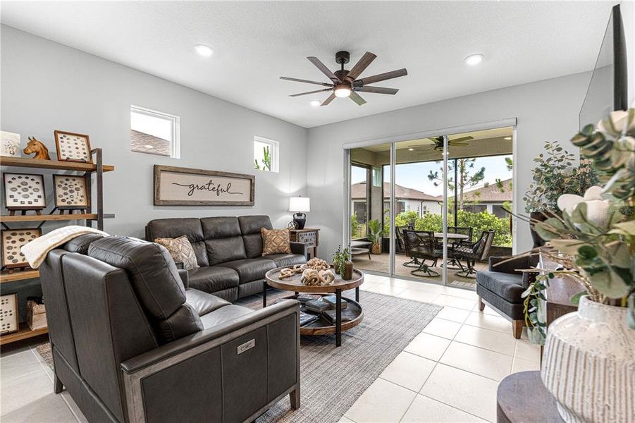Furnished interior view inside a new home in Del Webb Stone Creek, Ocala (Image 32).