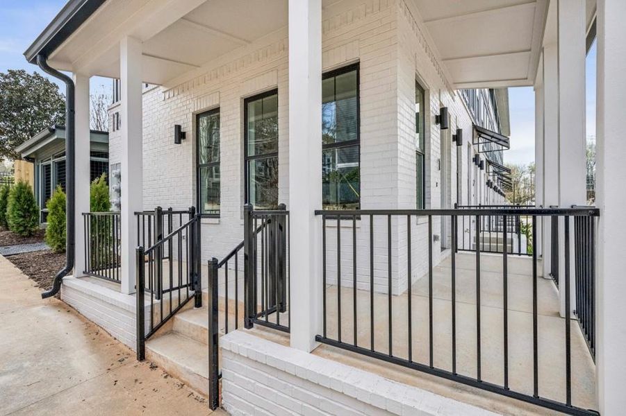 Exterior details and patio area of a home in , Atlanta (Image 24).