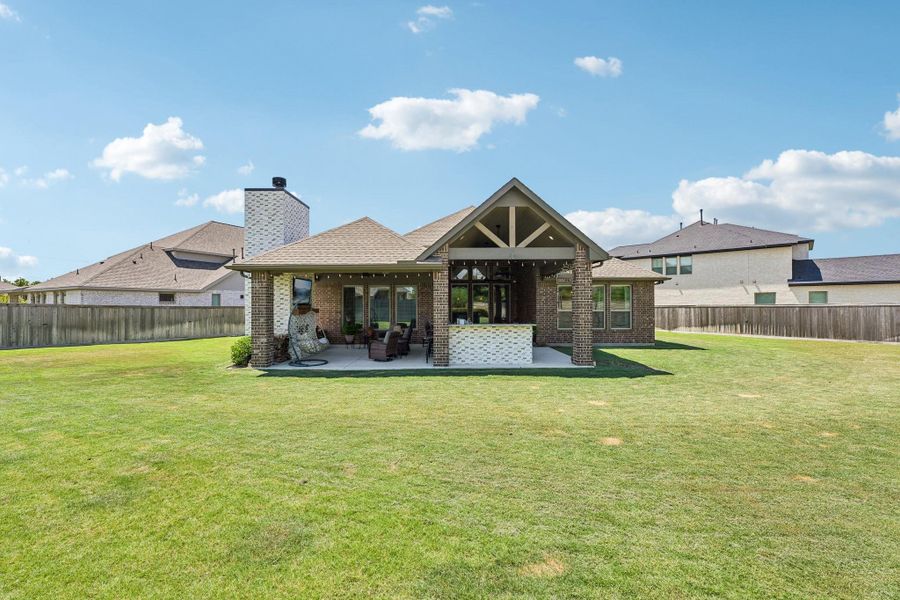 Exterior details and patio area of a home in , Cypress (Image 3).
