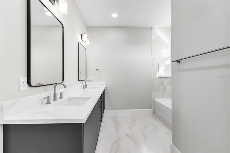 Furnished interior view inside a new home in College Park, Orlando (Image 46).