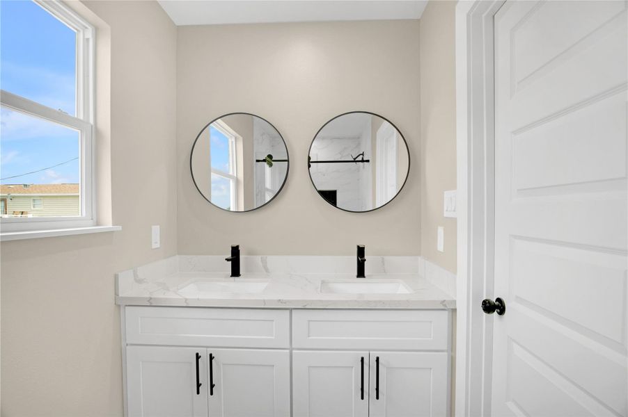 Furnished interior view inside a new home in , San Leon (Image 7).