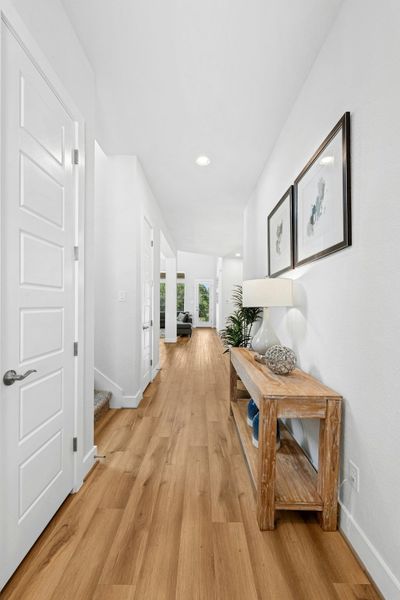 Furnished interior view inside a new home in Santa Rita Ranch, Georgetown (Image 7).